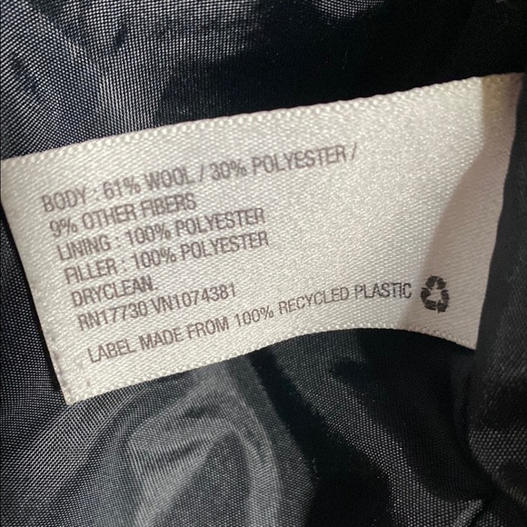 Merona Utility Jacket Slate Black Size M Field Coat Multi Pockets - Picture 7 of 7